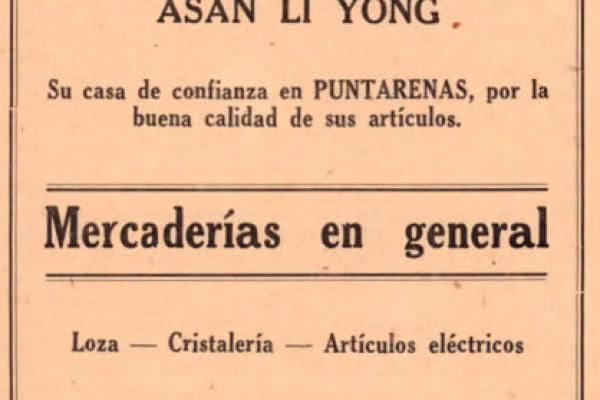 1. TUN SING Asan Li Yong - Mercaderías en general