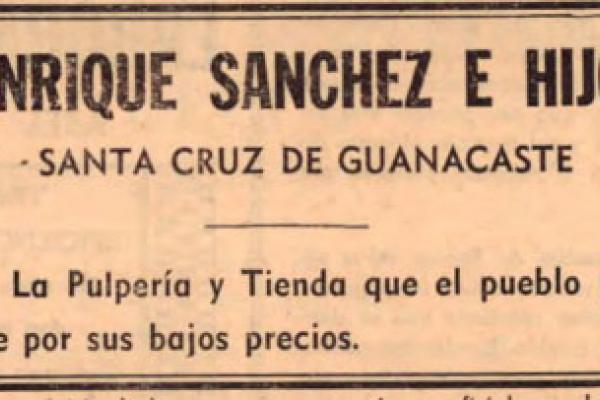 2. Pulpería y tienda - Enrique Sánchez e hijo