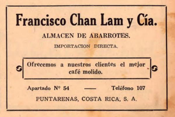 5. Francisco Chan Lam y Cía - Almacen de abarrotes