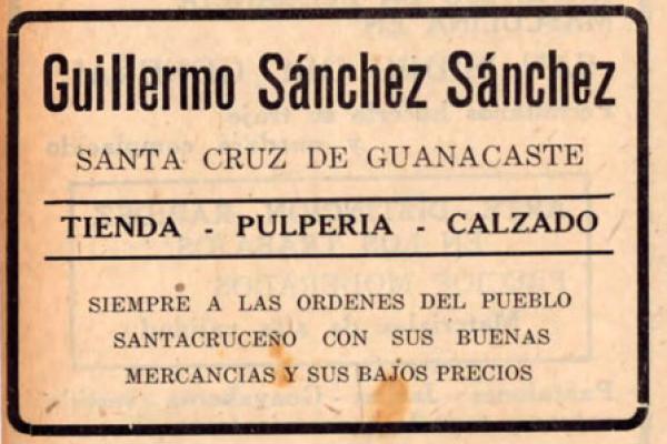 5. Guillermo Sánchez Sánchez  - Tienda, pulpería, calzado