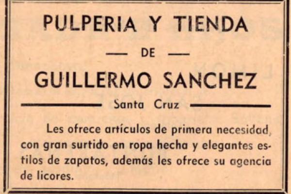 4. Pulpería y tienda - Guillermo Sánchez