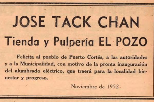 5.  Jose Tack Chan- Tienda y pulpería EL POZO