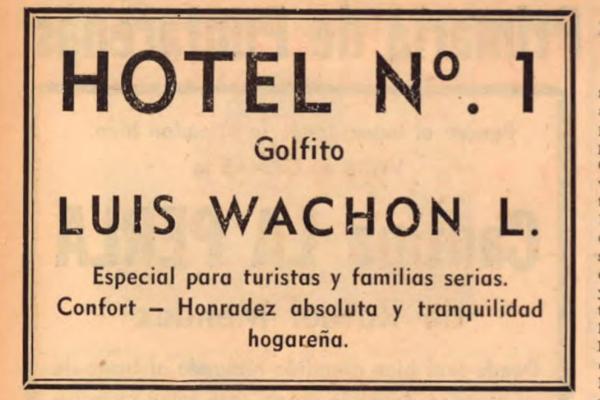 4. HOTEL N° 1 - Luis Wachong L.