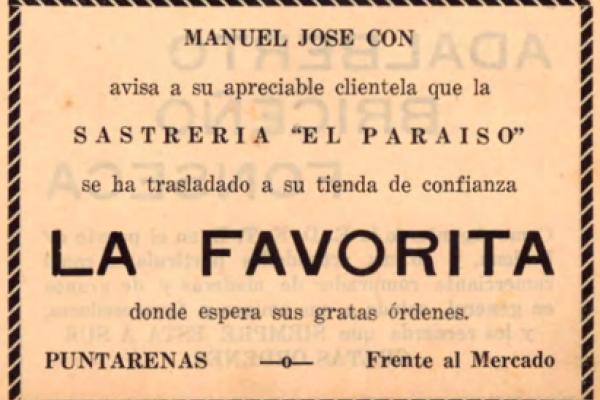 20. Sastrería El Paraíso - Manuel José Con 