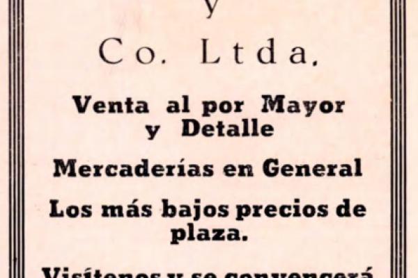 13. Digno Ajoy y Co. Ltda. - Venta al mayor y detalle